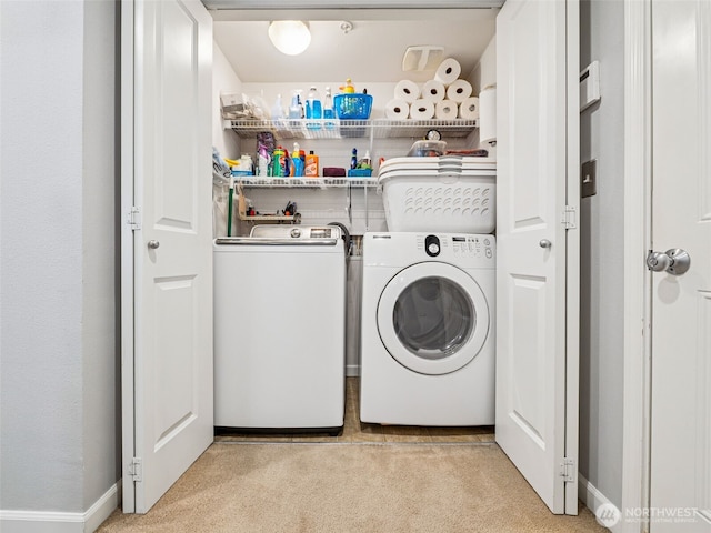 5909 Panorama Dr SE Unit 8-101, Auburn, WA 98092 - laundry area featuring washer and dryer and light carpet