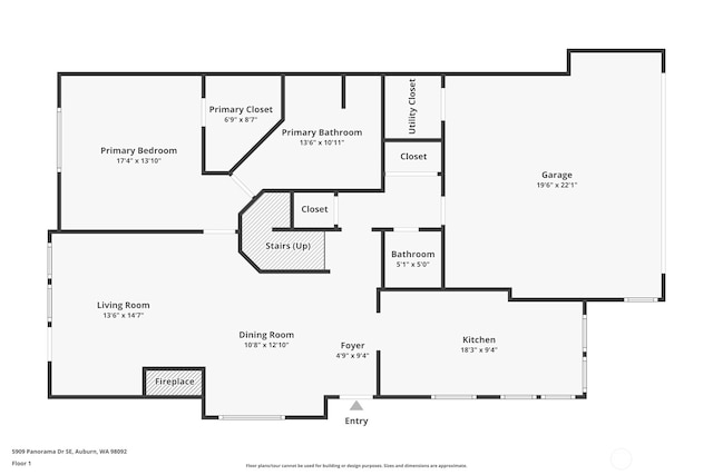 5909 Panorama Dr SE Unit 8-101, Auburn, WA 98092 - view of floor plan / room layout