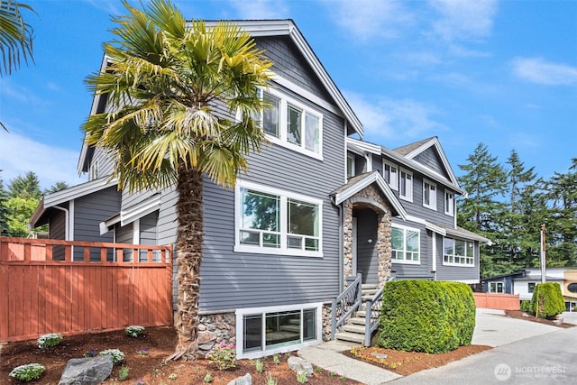 15006 Old Manor Way, Lynnwood, WA 98087 - view of front of property with stone siding