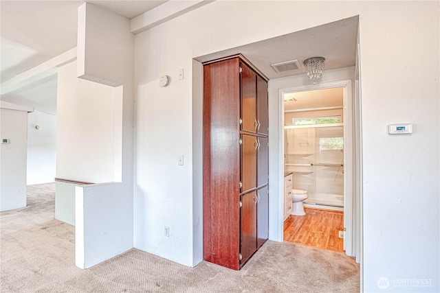 530 Sunday Dr, East Wenatchee, WA 98802 - corridor with light carpet