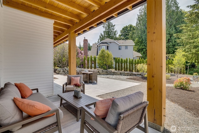 2115 Squak Mountain Loop SW, Issaquah, WA 98027 - view of patio / terrace featuring outdoor lounge area