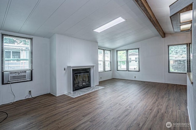 12614 113th Ave E Unit 247, Puyallup, WA 98374 - unfurnished living room with dark wood-type flooring and healthy amount of natural light