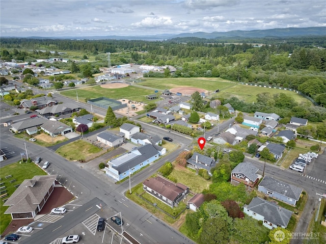 209 3rd St SE, Long Beach, WA 98631 - view of property location featuring a mountainous background and nearby suburban area