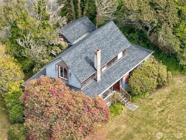 209 3rd St SE, Long Beach, WA 98631 - aerial view of property and surrounding area