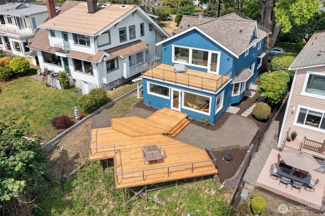 1634 Palm Ave SW, Seattle, WA 98116 - view from above of property