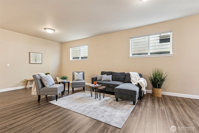 4444 Edgewater Blvd NE, Lacey, WA 98516 - living room with wood finished floors