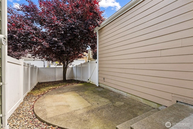 4444 Edgewater Blvd NE, Lacey, WA 98516 - fenced backyard with a patio area