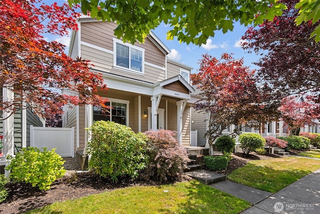 4444 Edgewater Blvd NE, Lacey, WA 98516 - view of front of home with a porch