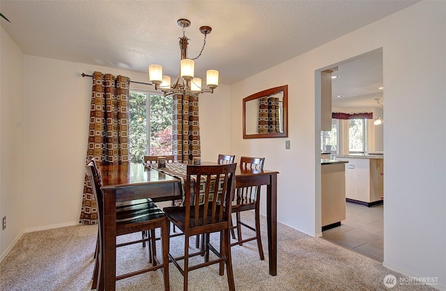 15108 NE 22nd Ave, Salmon Creek, WA 98686 - dining room with a chandelier and light carpet