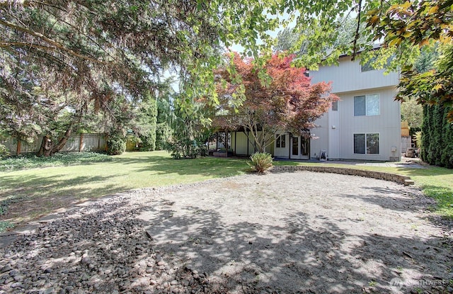 15108 NE 22nd Ave, Salmon Creek, WA 98686 - view of yard with french doors and a patio area