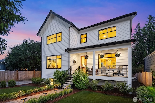 2809 NW 71st St, Seattle, WA 98117 - view of front facade featuring a porch