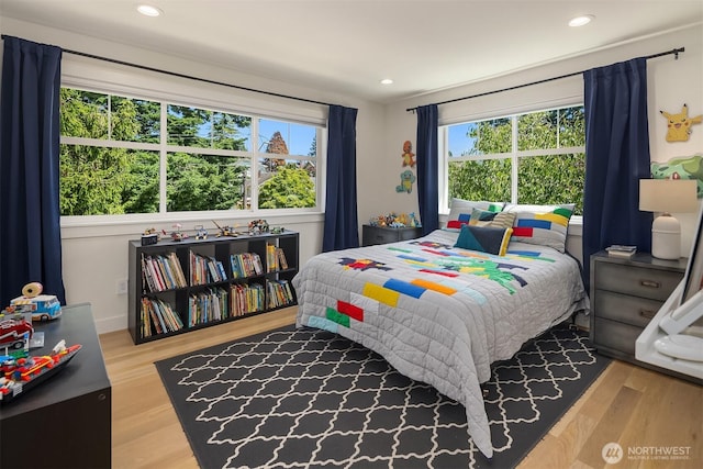 2809 NW 71st St, Seattle, WA 98117 - bedroom featuring wood finished floors and recessed lighting