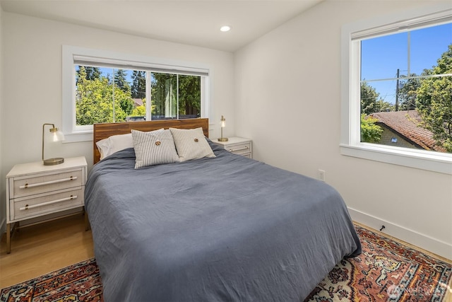 2809 NW 71st St, Seattle, WA 98117 - bedroom with wood finished floors and recessed lighting