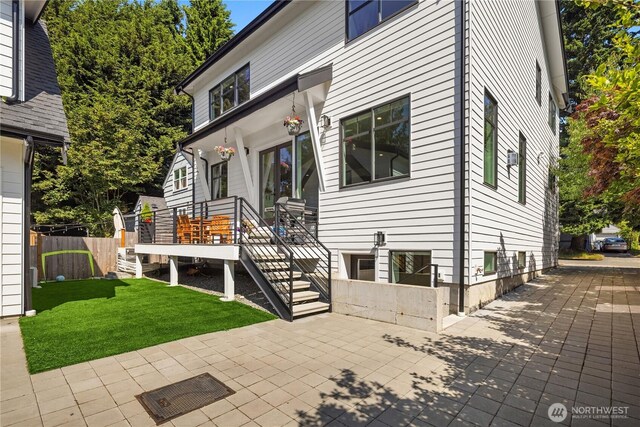 2809 NW 71st St, Seattle, WA 98117 - back of house featuring a patio and stairway