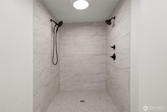265 Knappton Rd, Naselle, WA 98638 - bathroom featuring a tile shower