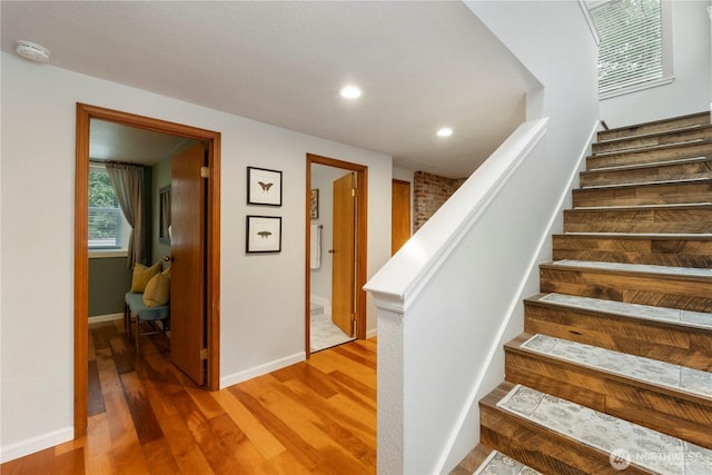23305 98th Ave S, Kent, WA 98031 - staircase featuring wood finished floors and recessed lighting