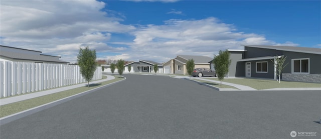 526 S Dorsing St, Moses Lake, WA 98837 - view of asphalt street with sidewalks and curbs