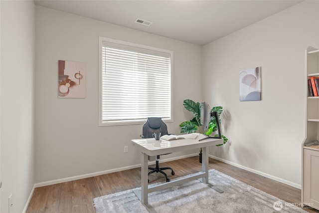 21124 42nd Dr SE, Bothell, WA 98021 - home office with wood finished floors and baseboards