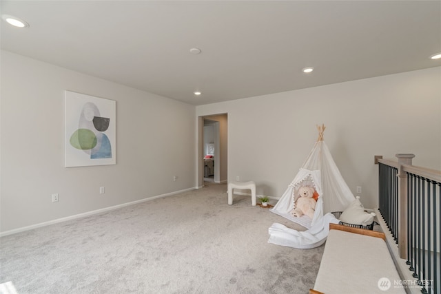 21124 42nd Dr SE, Bothell, WA 98021 - recreation room featuring carpet floors and recessed lighting