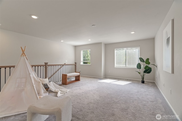 21124 42nd Dr SE, Bothell, WA 98021 - sitting room with carpet flooring and recessed lighting