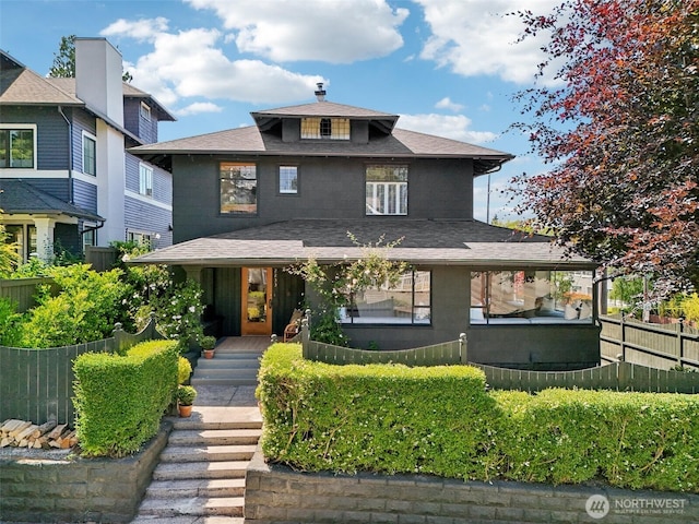 2233 2nd Ave W, Seattle, WA 98119 - american foursquare style home with a shingled roof