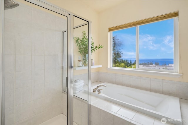 6290 Harbour Heights Parkway Unit A3, Mukilteo, WA 98275 - full bath with a stall shower and a garden tub