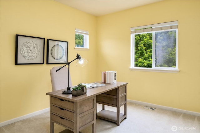 6290 Harbour Heights Parkway Unit A3, Mukilteo, WA 98275 - office featuring light colored carpet and baseboards