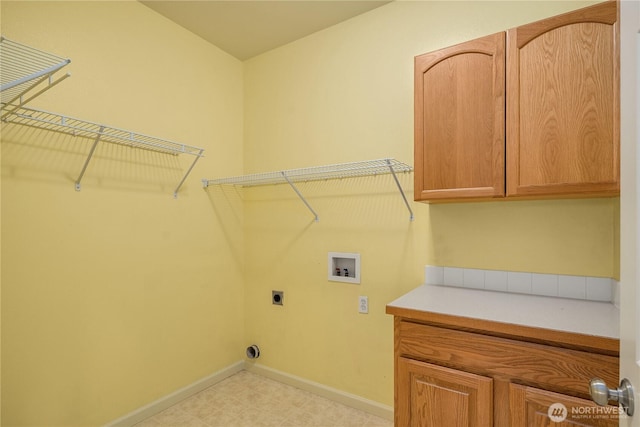 6290 Harbour Heights Parkway Unit A3, Mukilteo, WA 98275 - laundry area with washer hookup, cabinet space, electric dryer hookup, and light flooring