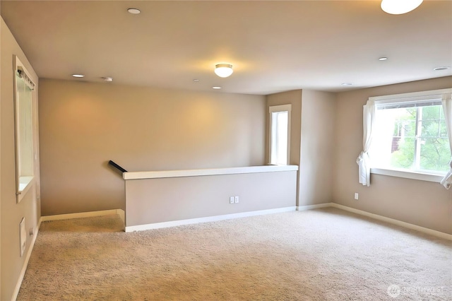 12265 168th Ct NE, Redmond, WA 98052 - carpeted empty room featuring baseboards and recessed lighting