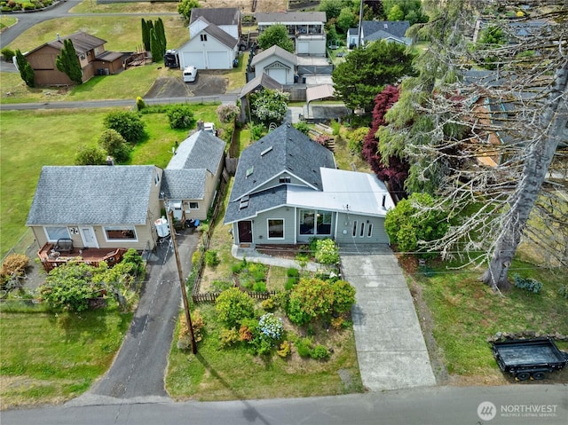 2717 Bench Dr, Aberdeen, WA 98520 - aerial perspective of suburban area