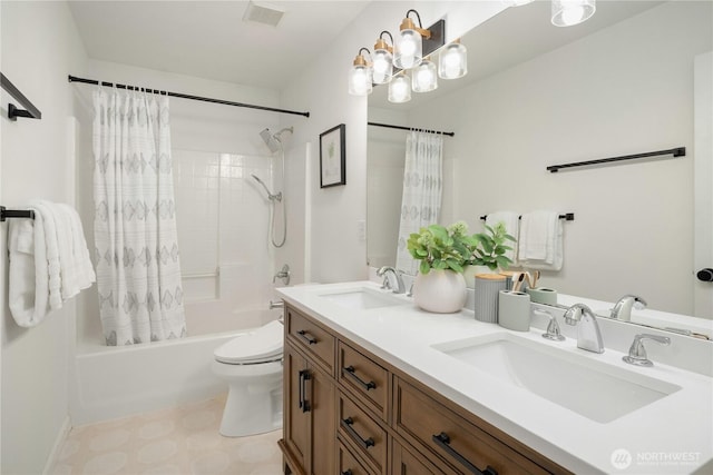 16760 128th Pl NE, Woodinville, WA 98072 - full bath with shower / bathtub combination with curtain and double vanity