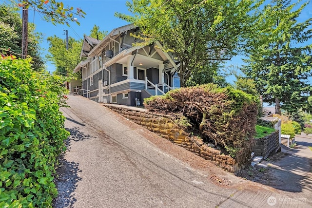 715 W Howe St, Seattle, WA 98119 - view of front of house featuring driveway