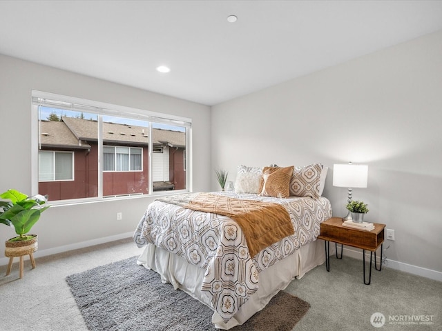 509 237th Pl SE Unit D, Bothell, WA 98021 - carpeted bedroom featuring baseboards and recessed lighting