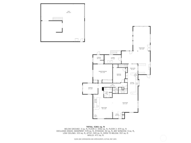 618 Main St, Vader, WA 98593 - view of floor plan / room layout