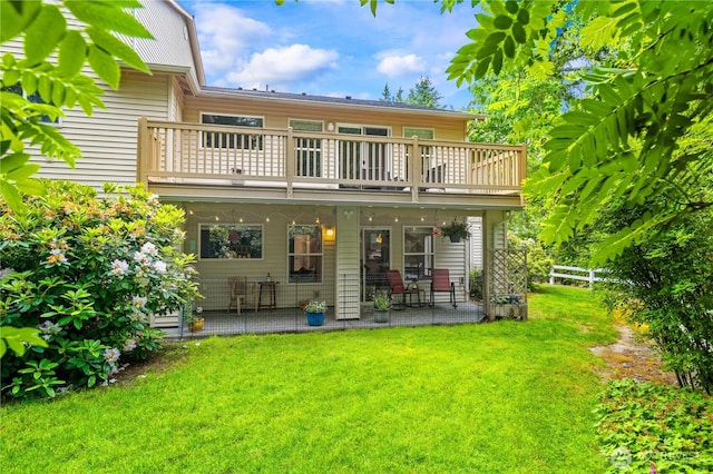 723 114th St SW Unit Y101, Everett, WA 98204 - rear view of house featuring a patio area and a balcony