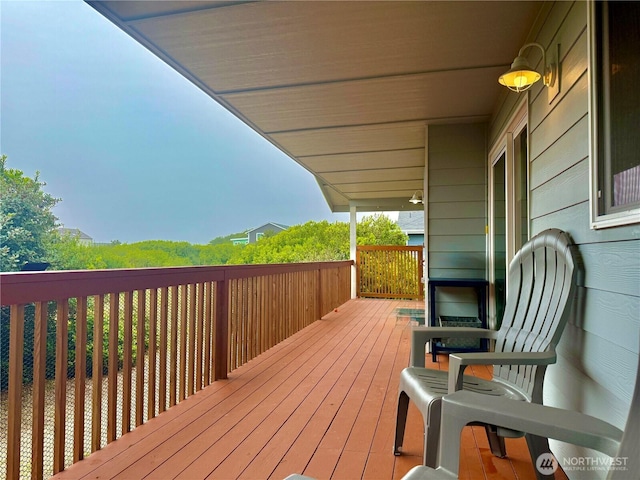 1155 Greenview Ave SW, Ocean Shores, WA 98569 - view of wooden terrace