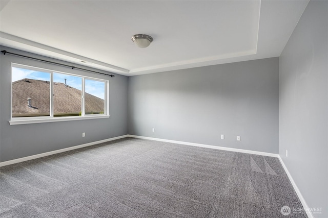 1130 77th Dr SE, Lake Stevens, WA 98258 - carpeted spare room featuring a tray ceiling