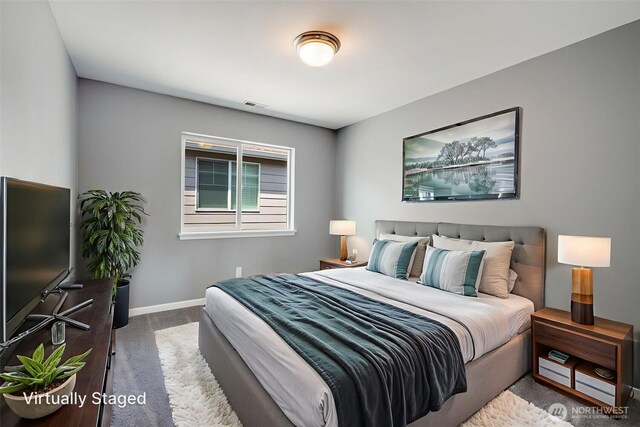1130 77th Dr SE, Lake Stevens, WA 98258 - carpeted bedroom with baseboards
