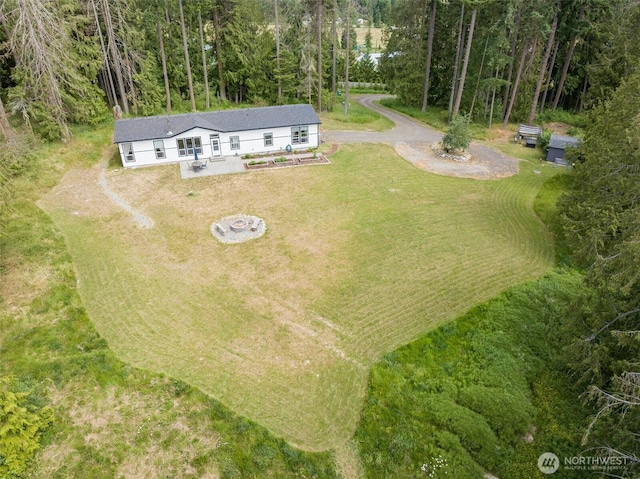 1966 Hooker Rd, Sequim, WA 98382 - view of subject property with a forest