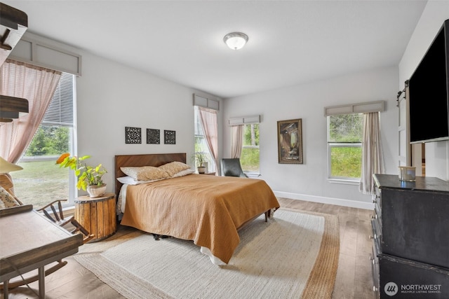 1966 Hooker Rd, Sequim, WA 98382 - bedroom with light wood finished floors and baseboards