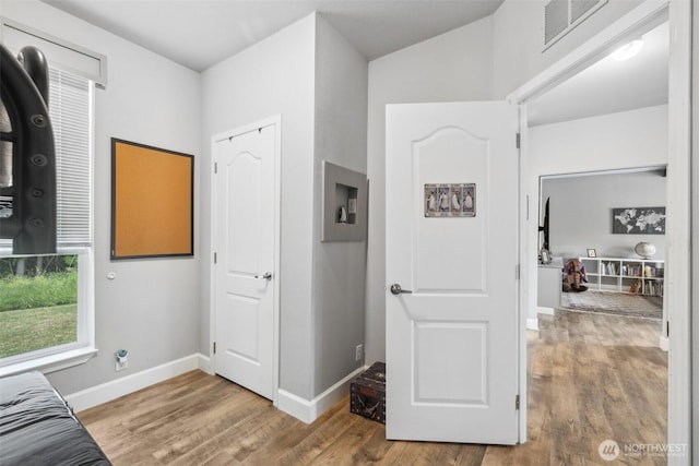 1966 Hooker Rd, Sequim, WA 98382 - interior space featuring wood finished floors and baseboards