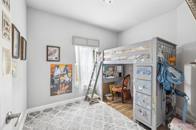 1966 Hooker Rd, Sequim, WA 98382 - bedroom with baseboards and wood finished floors