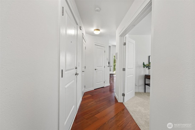 1125 N 93rd St Unit 6, Seattle, WA 98103 - hallway with wood finished floors and baseboards