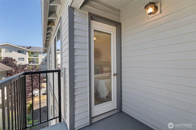 1125 N 93rd St Unit 6, Seattle, WA 98103 - property entrance featuring a balcony and a residential view