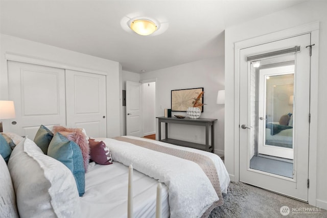 1125 N 93rd St Unit 6, Seattle, WA 98103 - bedroom featuring a closet and carpet