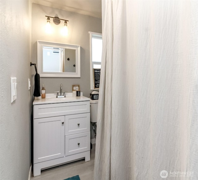 19820 63rd Avenue Ct E, Spanaway, WA 98387 - full bathroom with vanity and a shower with curtain