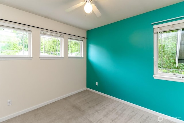 3112 87th Avenue Ct E, Edgewood, WA 98371 - empty room with carpet flooring and a ceiling fan