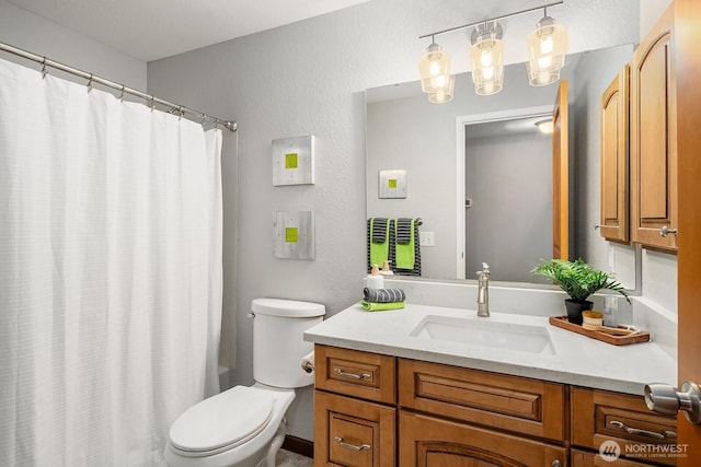 409 169th St SE, Bothell, WA 98012 - bathroom with vanity and shower / bathtub combination with curtain