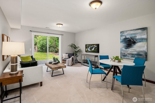 409 169th St SE, Bothell, WA 98012 - living area featuring carpet and baseboards