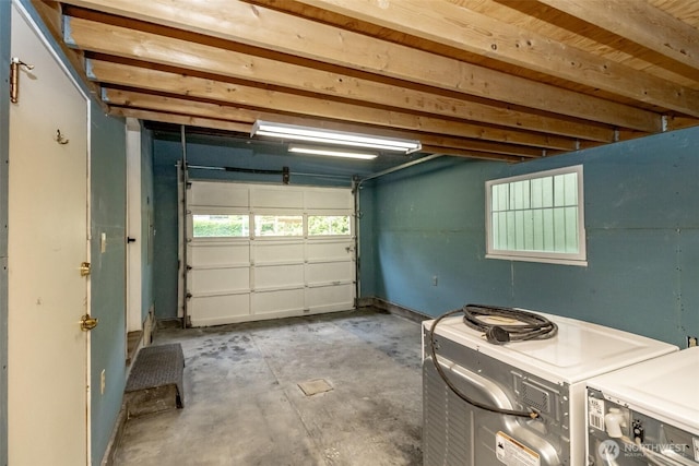 6711 100th St SW, Lakewood, WA 98499 - garage featuring washing machine and dryer